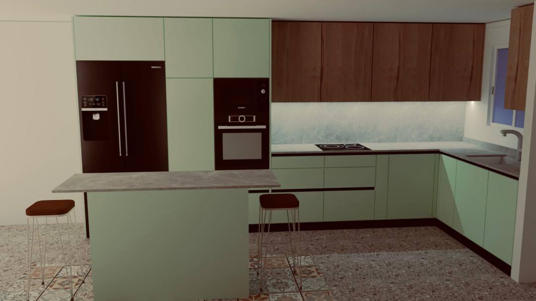 Render Cocina Altafulla vista 6