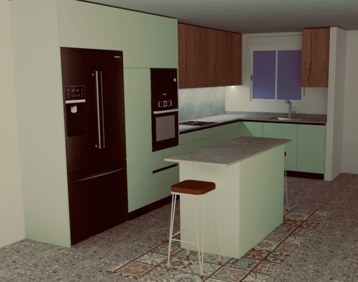 Render Cocina Altafulla vista 9